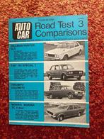 autocar Road test Fiat 124, Triumph  Dolomite, Morris Marina, Gelezen, Ophalen of Verzenden, Overige merken, AutoCar