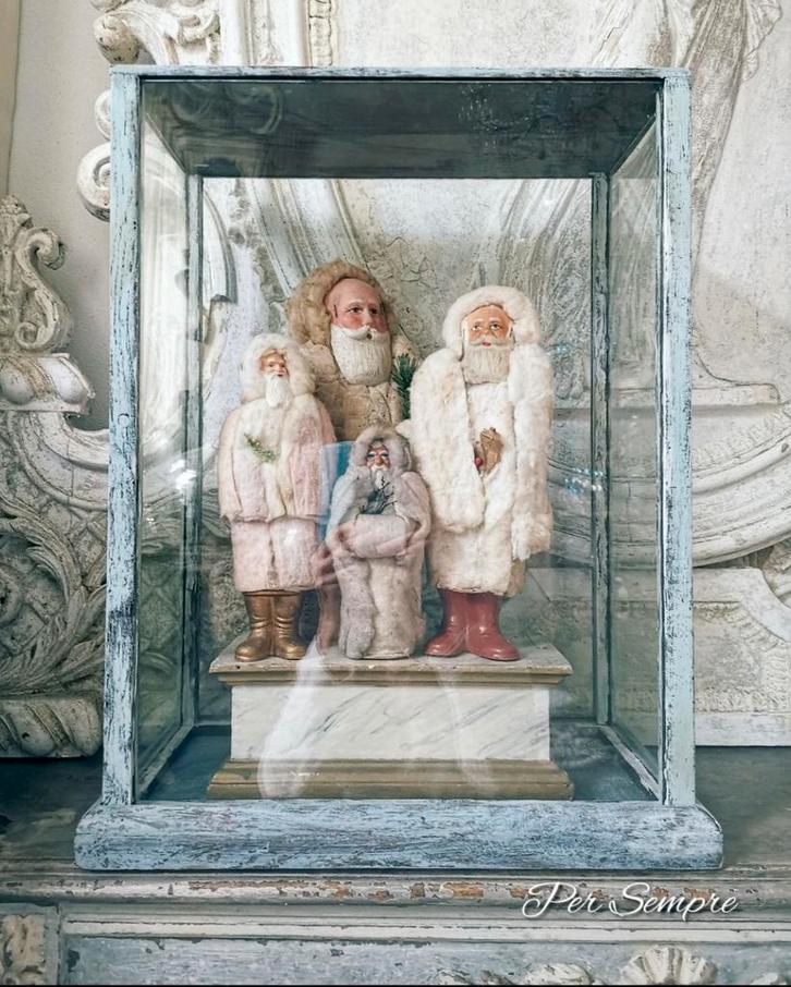 Per Sempre,Prachtig Oud Vitrine Kastje uit Italië, Antiek en Kunst, Antiek | Woonaccessoires, Ophalen of Verzenden
