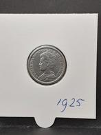 25 cent 1925 koningin Wilhelmina, Postzegels en Munten, Munten | Nederland, Zilver, 25 cent, Ophalen of Verzenden, Koningin Wilhelmina