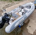 Mooie Rib4Fun Rib 2021. 4.80m teakdek. Kanteltrailer. 50Pk, Watersport en Boten, Minder dan 70 pk, Overige merken, Benzine, Zo goed als nieuw