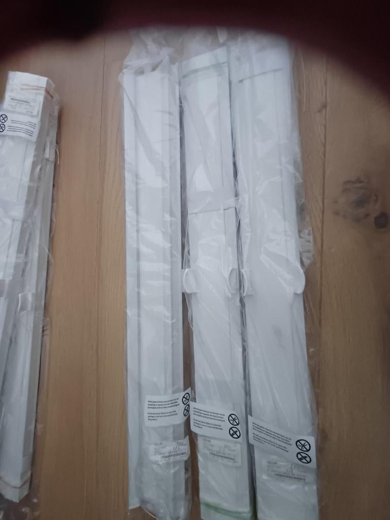 Plissé gordijnen NIEUW, Huis en Inrichting, Wit, Nieuw, Minder dan 100 cm, 50 tot 100 cm