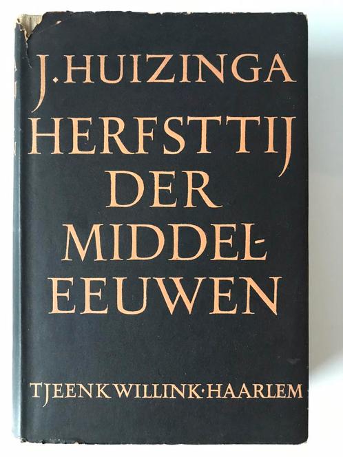Herfsttij der Middeleeuwen - J. Huizinga 4e druk, Boeken, Overige Boeken, Gelezen, Ophalen of Verzenden