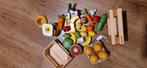 Houten groenten en fruit pizza taart koffie machine, Ophalen, Gebruikt