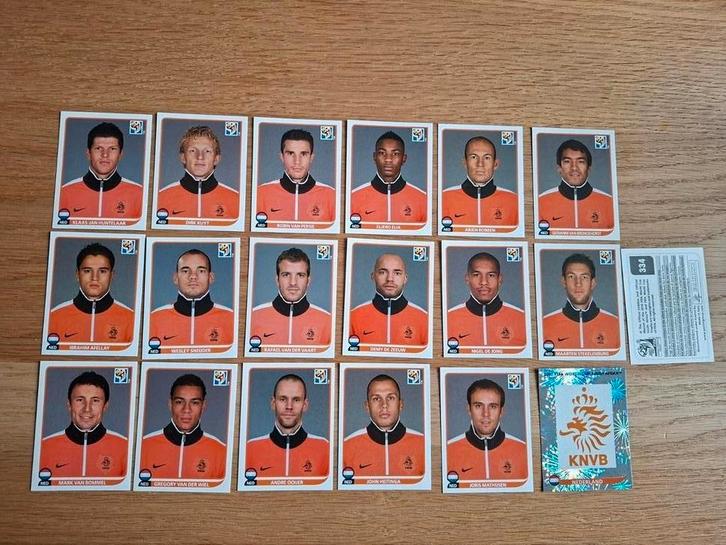 Compleet Panini Nederland WK 2010 Sticker Set, Verzamelen, Sportartikelen en Voetbal, Zo goed als nieuw, Poster, Plaatje of Sticker