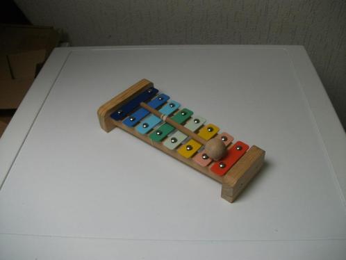 Xylofoon blank hout, Kinderen en Baby's, Speelgoed | Houten speelgoed, Gebruikt, Ophalen of Verzenden