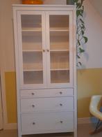 Ikea Hemnes vitrinekast, Huis en Inrichting, Kasten | Vitrinekasten, Ophalen, 50 tot 100 cm, Zo goed als nieuw, 150 tot 200 cm