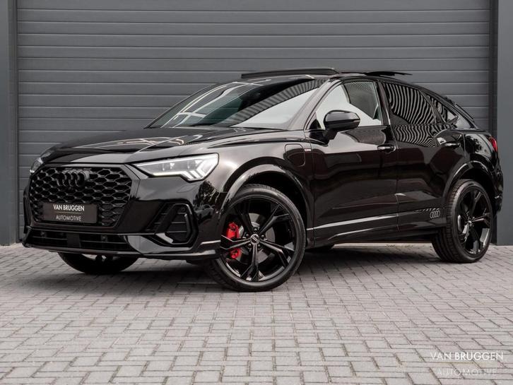 Audi Q3 Sportback 45 TFSI e S-Line Pano SONOS Leer Sfeer 360, Auto's, Audi, Bedrijf, Te koop, Q3, 360° camera, ABS, Achteruitrijcamera
