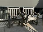 1 set van Gloster 2 tuinstoelen teak. A kwaliteit, Ophalen, Zo goed als nieuw, Teakhout