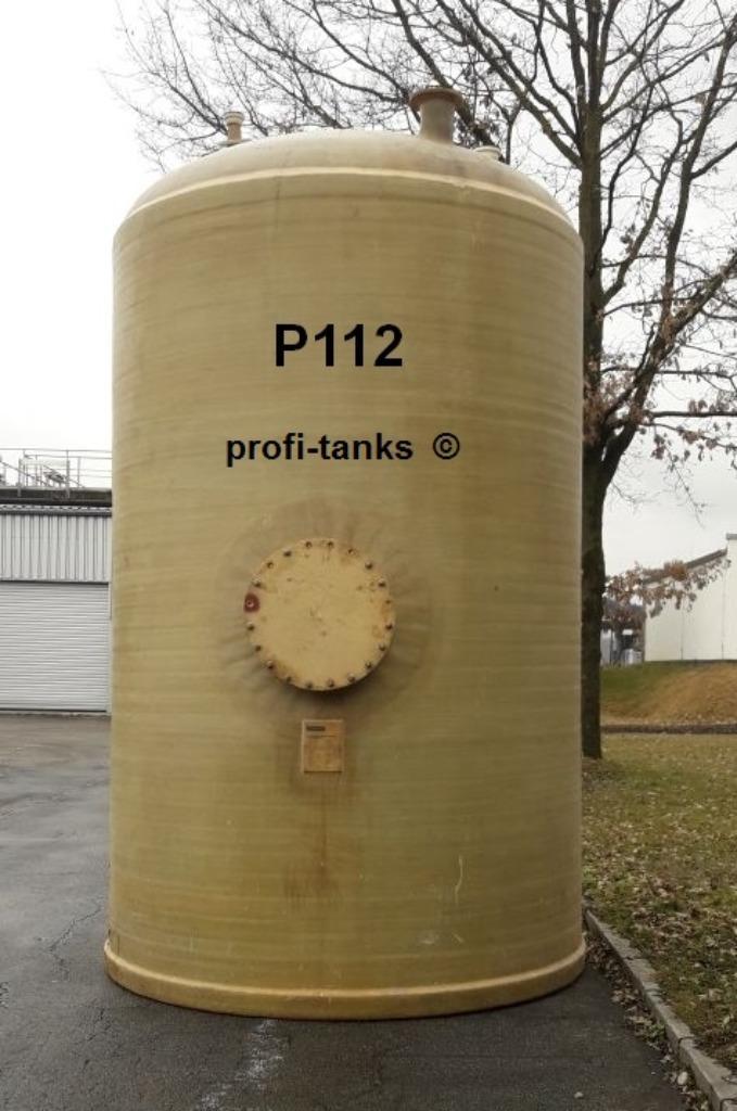 P112 opslagtank 20000L GFK polyestertank vlakbodem watertank, Tuin en Terras, Regentonnen, Gebruikt, Kunststof, 150 liter of meer