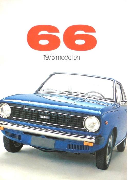Daf 66 1975 modellen Nederlandse Brochure., Boeken, Auto's | Folders en Tijdschriften, Zo goed als nieuw, Overige merken, Ophalen of Verzenden