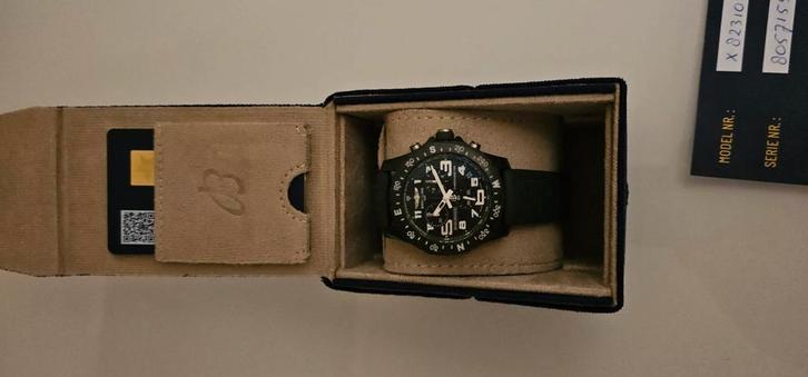 BREITLING ENDURANCE FULL SET green, Sieraden, Tassen en Uiterlijk, Horloges | Heren, Zo goed als nieuw, Breitling, Staal, Ophalen of Verzenden