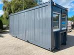 Nette kantoorunit, bouwkeet 6 x 2.5m dubbel glas, Zakelijke goederen, Machines en Bouw | Keten en Containers, Ophalen of Verzenden