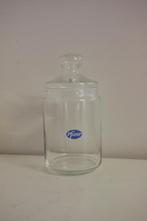 Glazen voorraadpot met glazen sierdeksel. Luminarc France., Overige typen, Nieuw, Ophalen of Verzenden, Glas