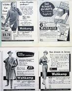 20 vintage advertenties Wehkamp katalogus 57-81 postorders, Verzenden, Gebruikt, Reclamebord