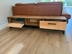 Massief houten tv meubel 180cm, Ophalen, 150 tot 200 cm, Zo goed als nieuw, Minder dan 100 cm