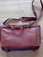 Leren schouder tas, Ophalen of Verzenden, Gebruikt, Bruin