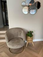 2 mooie fauteuils taupe, Ophalen, Zo goed als nieuw, Minder dan 75 cm, 50 tot 75 cm