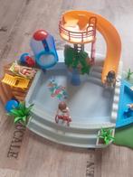Playmobil zwembad met glijbaan., Ophalen of Verzenden, Gebruikt