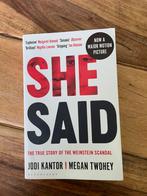 She Said Jodi Kantor en Megan Twohey, Ophalen of Verzenden, Zo goed als nieuw
