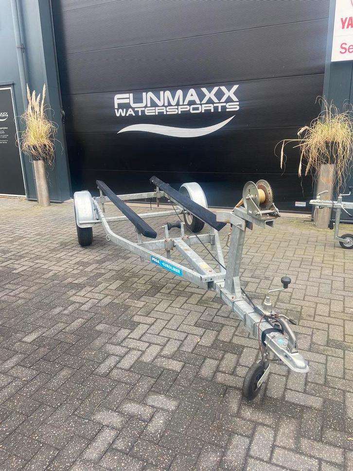 Pega Euroliner boottrailer, boot tot 480cm, Watersport en Boten, Boottrailers, Zo goed als nieuw, Sloepentrailer, Minder dan 1500 kg