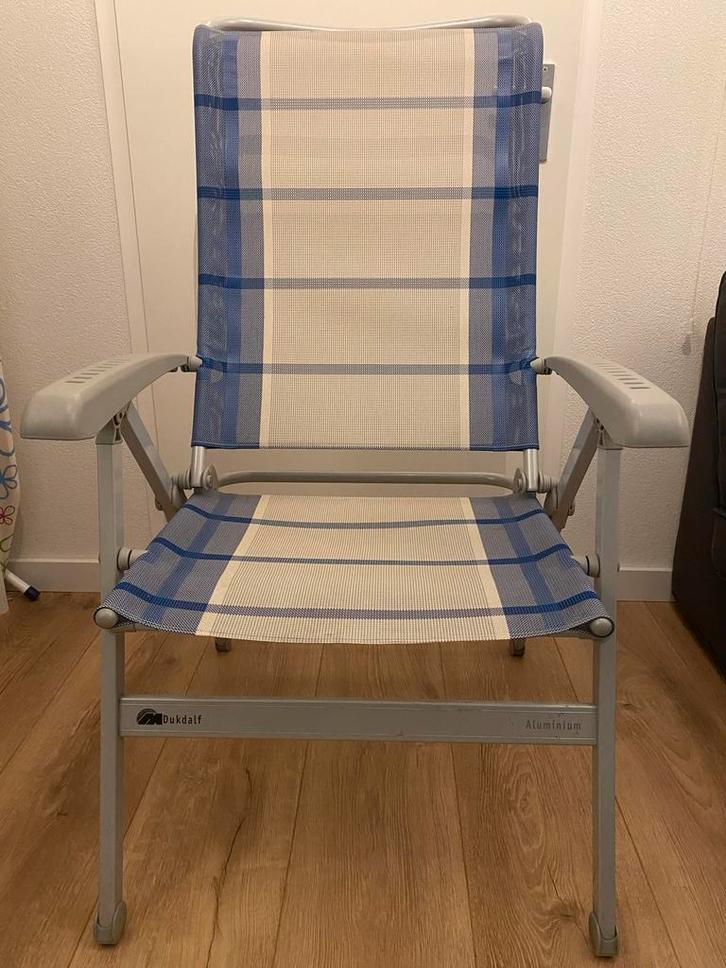 Dukdalf Klapstoel - Comfortabel en Lichtgewicht, Caravans en Kamperen, Kampeeraccessoires, Zo goed als nieuw, Ophalen