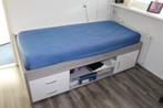 Bed met onderbouw en verstelbare lattenbodem, Ophalen, 90 cm, Eenpersoons, 200 cm
