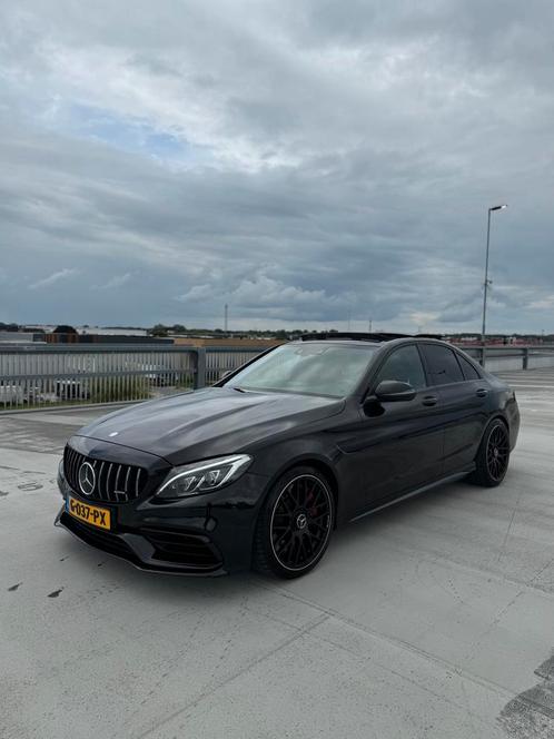 Mercedes-Benz C-Klasse C63 S 4.0 375KW Speedshift 2015 Zwart, Auto's, Mercedes-Benz, Particulier, C-Klasse, ABS, Achteruitrijcamera
