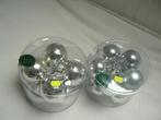 Diverse zilverkleurige kerstballen, Ophalen of Verzenden, Gebruikt