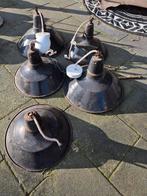 Diverse industriele hanglampen, Huis en Inrichting, Lampen | Hanglampen, Ophalen, Gebruikt, Metaal, Minder dan 50 cm