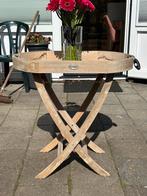 Nieuw Riverdale dienblad bijzettafel, Huis en Inrichting, Tafels | Sidetables, Ophalen, Teakhout, Nieuw, Ovaal