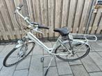 Gazelle herenfiets wit, rijdt goed, met originele fietspomp, 49 tot 53 cm, Ophalen, Gebruikt, Gazelle