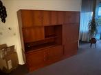 Vintage palissander wandkast, eettafel en salontafel, Huis en Inrichting, Kasten | Wandmeubels, Ophalen, Gebruikt, 25 tot 50 cm
