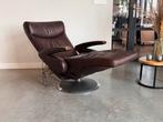 Leolux relaxstoel met vibratiemassage, leer, Huis en Inrichting, Fauteuils, Leolux, Leolux, Modern klassiek jori pode rolf benz