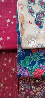 Kerst quiltstoffen - diverse maten set 3, Ophalen of Verzenden, Zo goed als nieuw, 30 tot 120 cm, Katoen