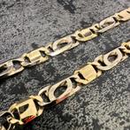 18k gouden ketting massief schakel rolex model, Sieraden, Tassen en Uiterlijk, Kettingen, Ophalen of Verzenden