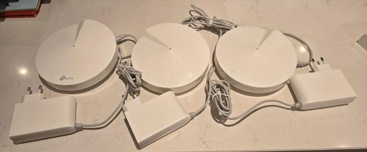 3x TP Link Deco M9 Plus | AC2200 SmartHome Mesh Wifi-systeem, Computers en Software, WiFi-versterkers, Zo goed als nieuw, Ophalen