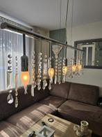 Decoratieve hanglampen met glazen pegels, Ophalen of Verzenden, Zo goed als nieuw