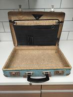 Prachtige vintage kantoor/ schoolkoffer, 45 x 30  x 11 cm, Ophalen of Verzenden, Zo goed als nieuw, Leer, Minder dan 50 cm