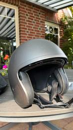 Brommer/Scooterhelm maat L met zonne vizier en opbergzak, Ophalen, Gebruikt, Large, LS2