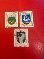 3 zegels Litouwen, Postzegels en Munten, Ophalen of Verzenden, Overige landen