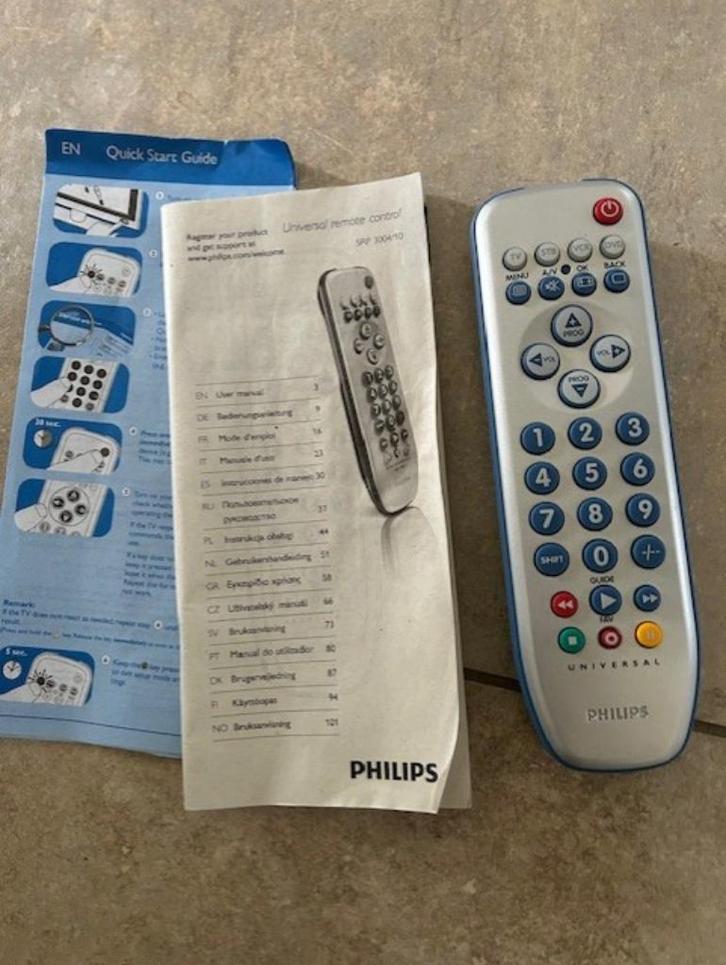 Universele Afstandsbediening Philips, Audio, Tv en Foto, Afstandsbedieningen, Nieuw, Universeel, Ophalen