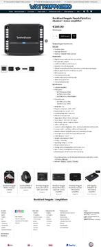 Rockford Fosgate Punch P300X2 2 kanaals / mono versterker, Auto diversen, Autospeakers, Audio Design, Nieuw, Am Breilingsweg 3, 76709 Kronau, Duitsland