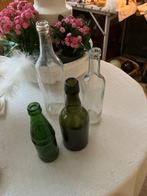 4 oude flessen, Antiek en Kunst, Ophalen of Verzenden