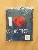 keukenset ( schort, overwant, pannenlap), Ophalen of Verzenden, Nieuw, Blauw, Schort