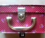 Meisjes koffertje Roze Br 23cm H9cm D17cm, Hard kunststof, Slot, Minder dan 50 cm, Ophalen of Verzenden