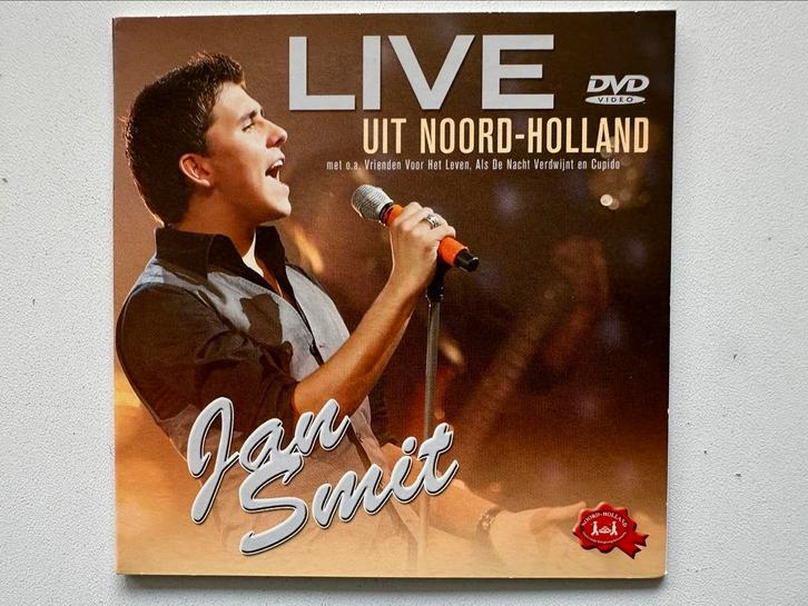 Jan Smit - Live Uit Noord-Holland DVD, Cd's en Dvd's, Cd's | Nederlandstalig, Zo goed als nieuw, Levenslied of Smartlap, Ophalen of Verzenden