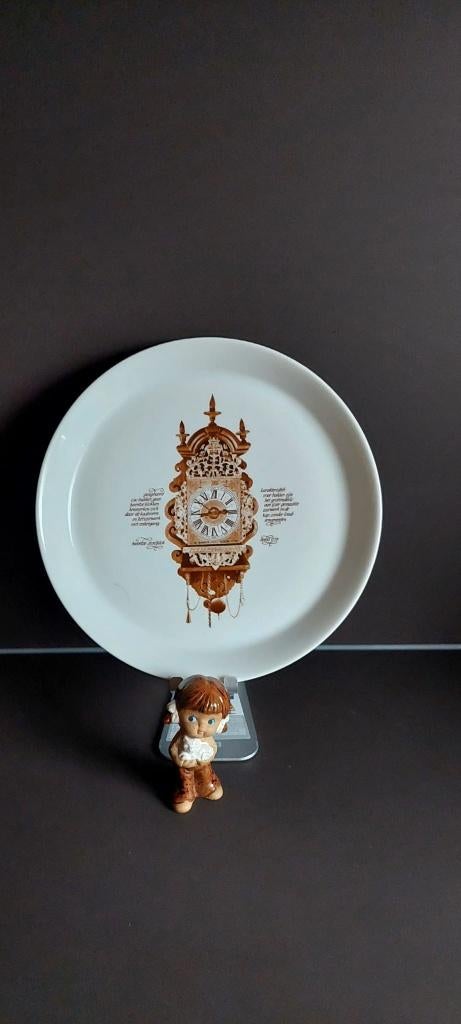 bord schaal Douwe Egberts Twentse stoelklok Mitterteich, Ophalen of Verzenden, Zo goed als nieuw, Bord(en), Overige stijlen