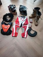 Motorcross kleding 10/11 jarige alles in een koop €100,-, Motoren, Kleding | Motorkleding, Ophalen, Tweedehands, Laarzen