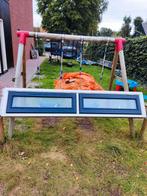 Kozijn met glas en raam, Ophalen, Gebruikt, Hout, Raamkozijn