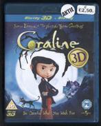 !!!VERKOCHT!!! Coraline 3D+2D. Blu-ray. AKTIE!, Cd's en Dvd's, Ophalen of Verzenden, Gebruikt, Tekenfilms en Animatie